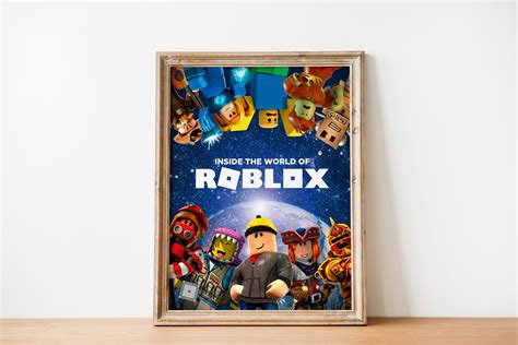 Roblox Poster, Gaming Printable Banner Download Print Digital Download ...