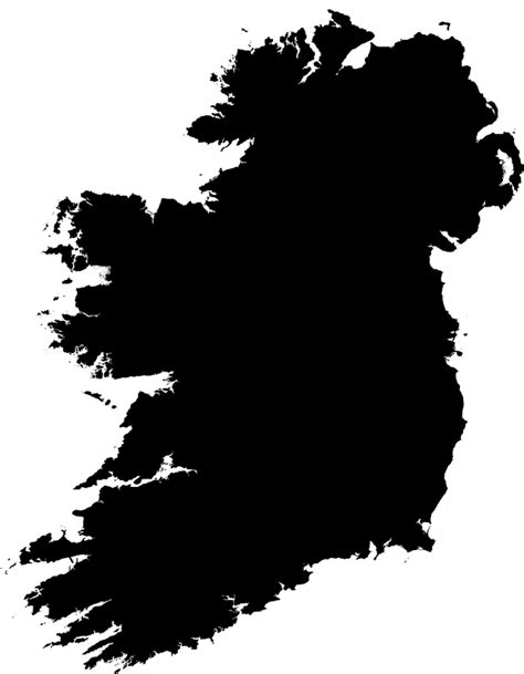 Clipart - Ireland silhouette