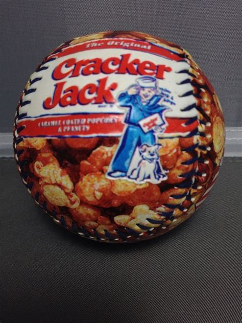 Cracker Jack Rawlings Promotional Baseball Sailor Jack Bingo Dog Pop Corn Nut | Cracker jacks ...