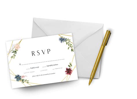 RSVP Card Templates (Free) | Greetings Island