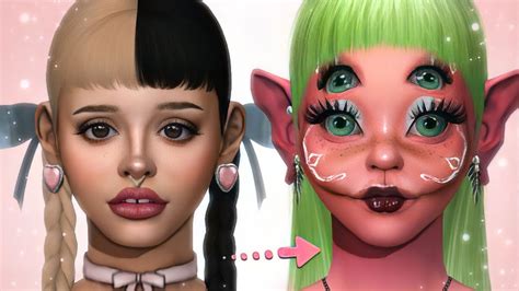 💧MELANIE MARTINEZ x CRYBABY 🧚‍♀️🍄🌷 || The Sims 4 : CAS (+full cc list ...