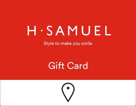 H Samuel Gift Cards and Gift Vouchers | H.Samuel