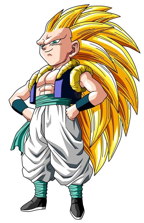 Gotenks SSJ 3 | Personajes de dragon ball, Super saiyajin, Dibujos