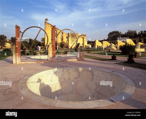 The 18th century observatory, Jantar Mantar, built by Jai Singh II in ...