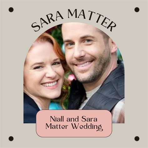 Niall and Sara Matter Wedding & Married Life