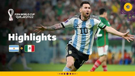 Messi magic sets up win | Argentina v Mexico | FIFA World Cup Qatar 2022