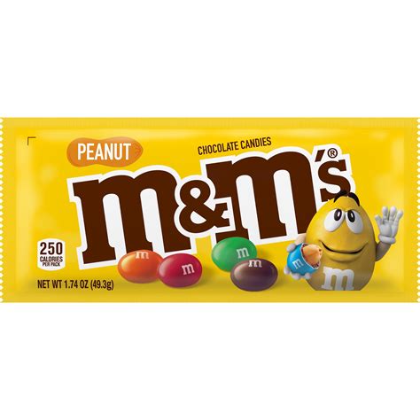 M&M'S Peanut Milk Chocolate Summer Candy Single Size – 1.74oz – BrickSeek