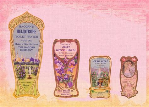 Perfume Labels Vintage Free Stock Photo - Public Domain Pictures