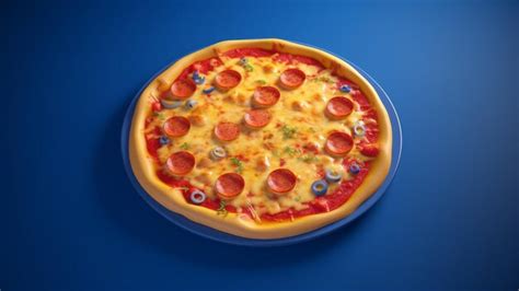 Premium AI Image | A pizza with cheese and olives on it