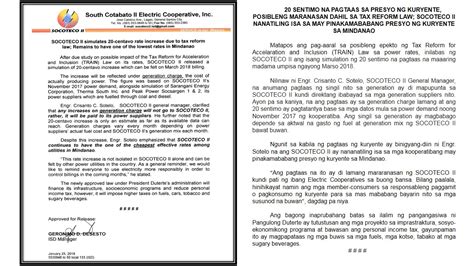 20 SENTIMO NA PAGTAAS SA PRESYO NG KURYENTE, POSIBLENG MARANASAN DAHIL SA TAX REFORM LAW ...