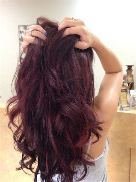 Red Violet Hair Color | Galhairs