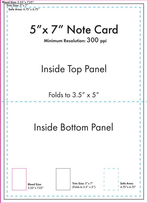 5x7 Card Template Free - FREE PRINTABLE TEMPLATES