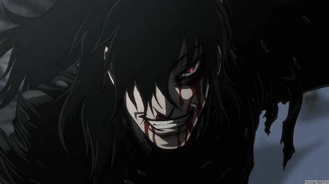 This smile is Alucard in a nutshell. | Inspiracja