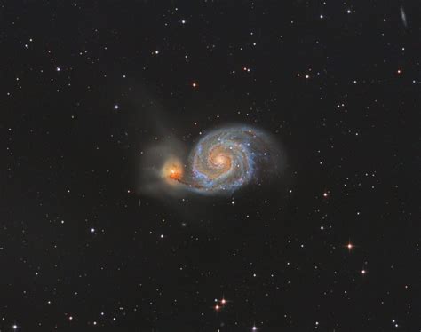 Wallpaper : messier, 51, m51, whirlpool, galaxy, deep, sky, stars ...