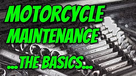 Motorcycle Maintenance For Beginners - What You Need To Know - The Basics - YouTube