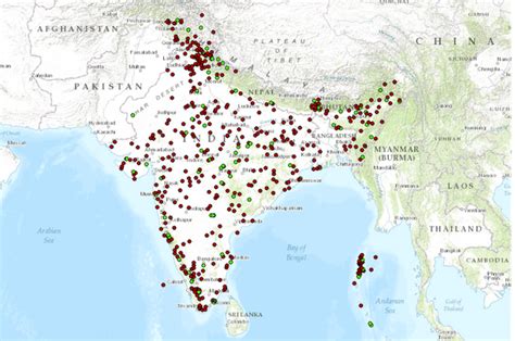 India Protected Areas (Points) | Data Basin