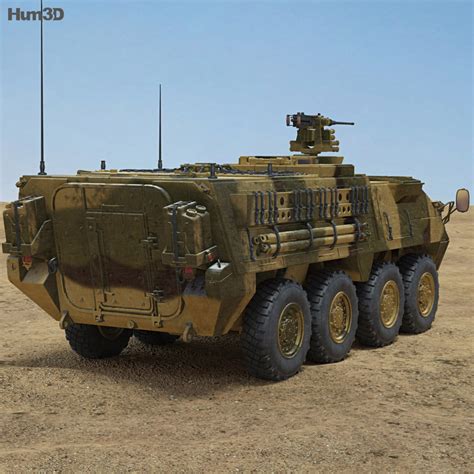 M1126 Stryker ICV with HQ interior 3D model - Military on Hum3D