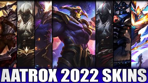 ALL AATROX SKINS 2022 | Including Odyssey Aatrox - YouTube