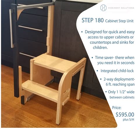 built in kitchen step stool - dearhealthierme