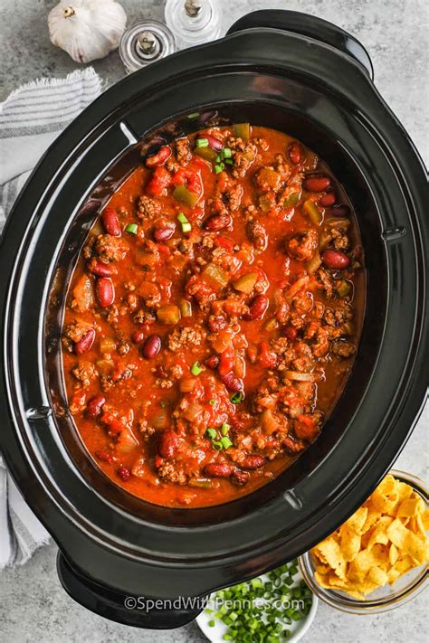 Easy Chili Recipe With Beans Crock Pot | Deporecipe.co