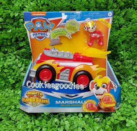 Jual Paw patrol mighty pups super paws - Marshall deluxe vehicle di ...