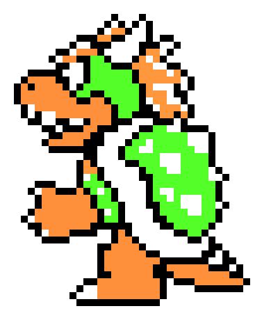 Super Mario Bros 3 Bowser Pixel Art / One of my favorite mario games ...