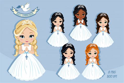 First Holy Communion Clip Art Girl