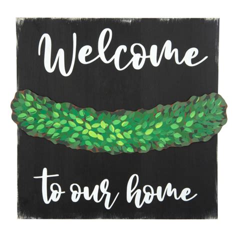 "Welcome to Our Home" Banner & Board by The Round Top Collection