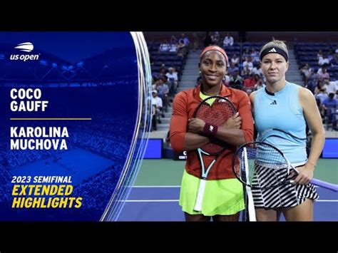 Coco Gauff vs. Karolina Muchova Extended Highlights 2023 US Open Semifinal – ViBuzz