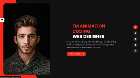 Responsive Personal Portfolio Website using HTML CSS & JavaScript