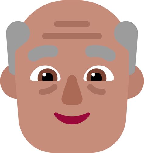 "old man medium" Emoji - Download for free – Iconduck