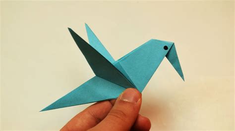 How to make a paper Bird? - YouTube