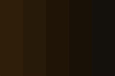 Chocolate brown hair swatches Color Palette