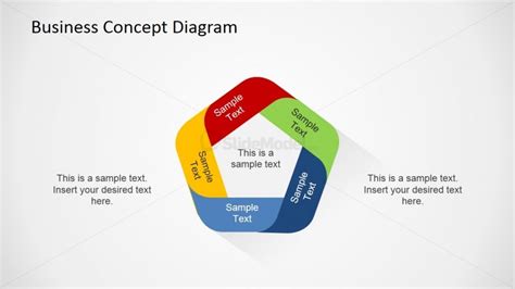 Simple 5 Step Business Concept Slide Design - SlideModel