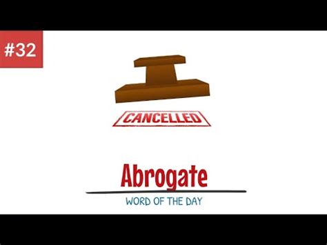 'Abrogate' Meaning with sentence examples || Daily used English ...