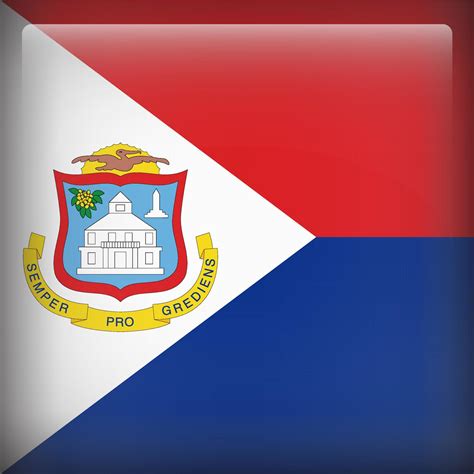 Sint Maarten Square National Flag 4712048 Vector Art at Vecteezy