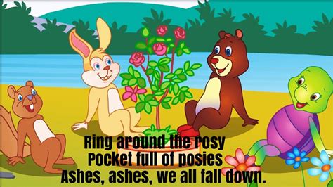 Ring Around The Rosy Nursery Rhyme Lyrics | Nursery rhymes lyrics ...