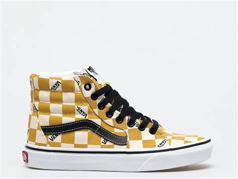 Vans Sk8 Hi “Big Yolk Yellow Checkerboard” VN0A4U3CWYT