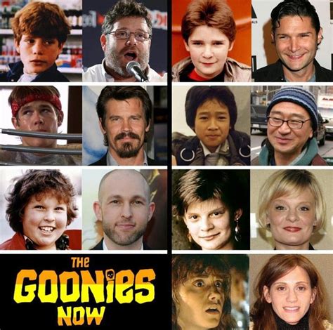 Goonies - Then and now. | Goonies, Goonies cast, Les goonies