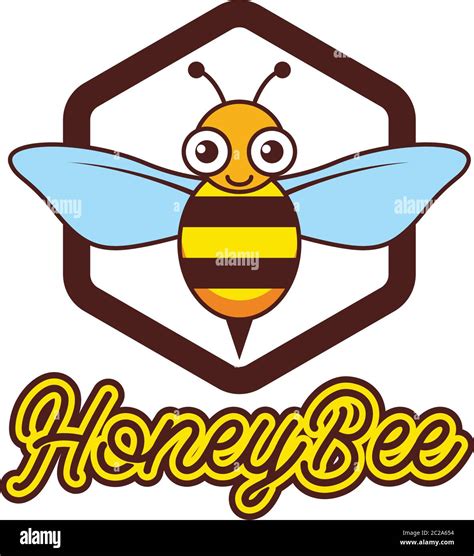 bumble bee honey bee logo, vector illustration Stock Vector Image & Art ...