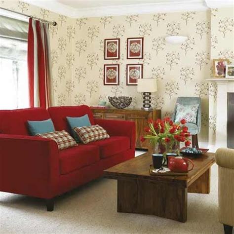 Modern living room in 2020 | Trendy living room wallpaper, Living room red, Home decor