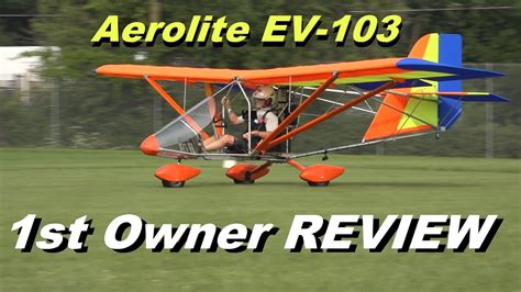 Aerolite EV-103 Electric powered aircraft - First Owner Review at Oshkosh 2021 - YouTube