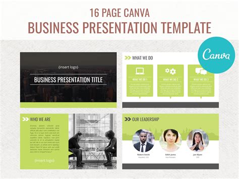 Business Presentation Canva Template - Etsy