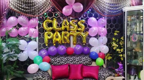 My Room Tour || Decoration Of My Online Class Party || Class Party Decoration || Saika's World 🥳 ...