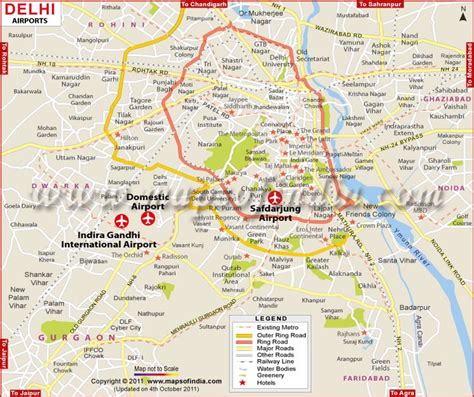 New Delhi Airport Map | Draw A Topographic Map