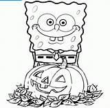 Spongebob Halloween Coloring Pages  Home sketch template