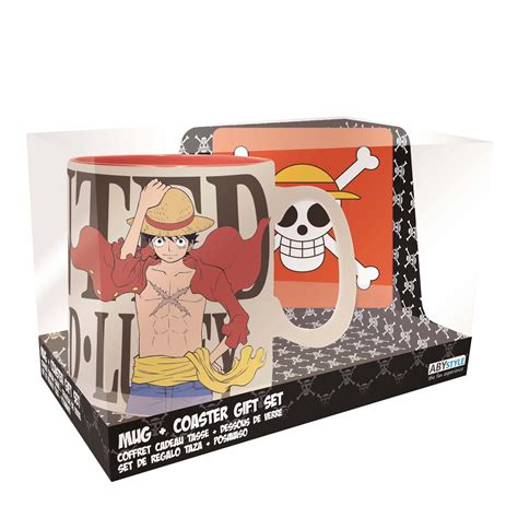 Luffy “One Piece” 16oz Mug &Coaster Gift Set | Video Game Heaven