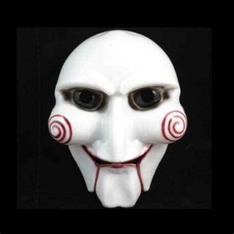 5pcs Electric Saw Mask Halloween Cosplay Party Saw Horror Movie Saw Billy Mask Jigsaw Puppet ...