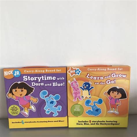 Nick Jr Learn and Grow on the Go! Storytime with Dora and Blue Carry ...