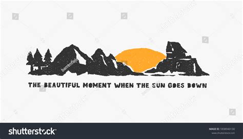 Landscape House Hill Vector Silhouette Stock Vector (Royalty Free ...